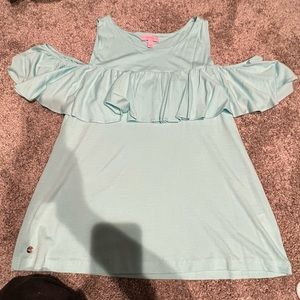 Lilly Pulitzer Open Shoulder Top - L